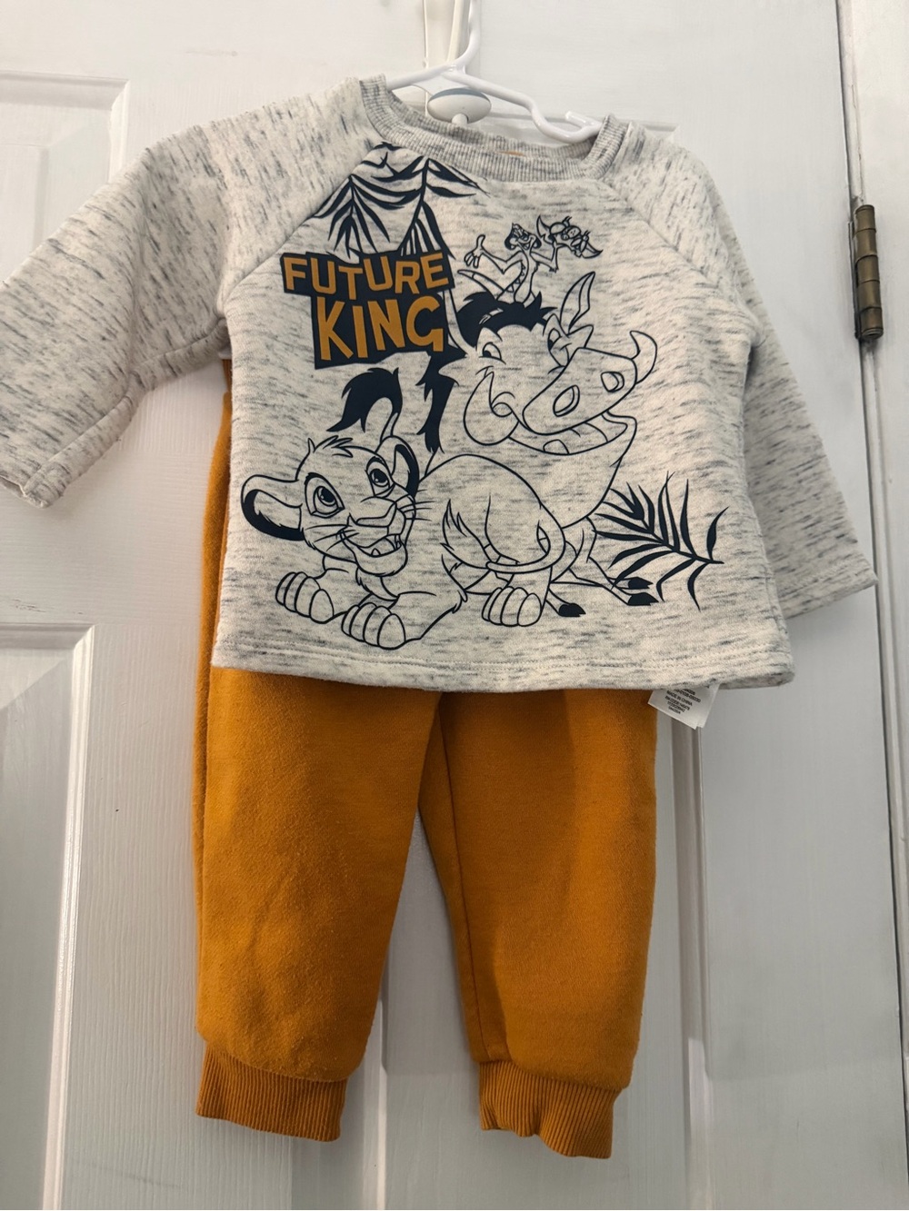 Disney Lion King Baby 2 Piece Sweatshirt Jogger Set 9-12M Simba